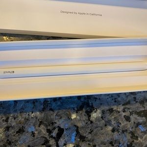 2nd generation Apple Pencil compatible with iPad Pro, iPad Air, and iPad mini.